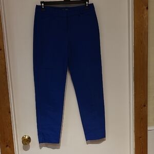 Express Women's Vibrant Blue Ankle Pants